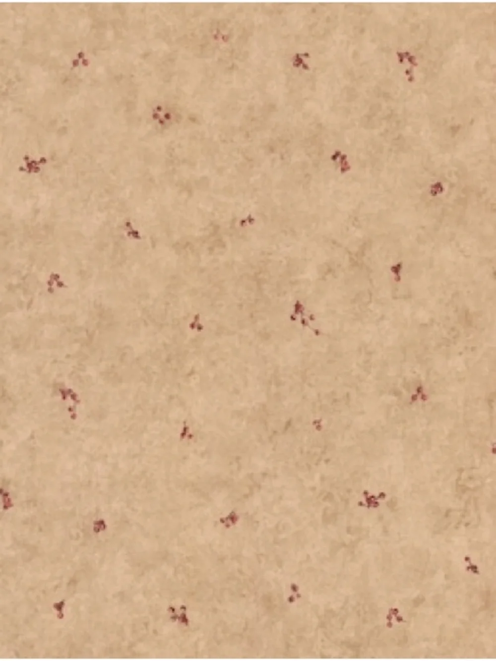 York Wallcovering Tan/Burgundy Strippable Prepasted Classic Wallpaper DoubleRoll